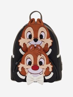 New Loungefly Disney Chip & Dale Two Chips & A Miss Mini Backpack